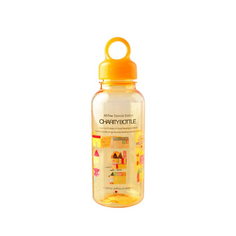Bình Nước Bisfree In Tranh 350Ml - Màu Vàng (Tranh Do Trẻ Em Việt Nam Vẽ) - LocknLock - ABF623 image number null